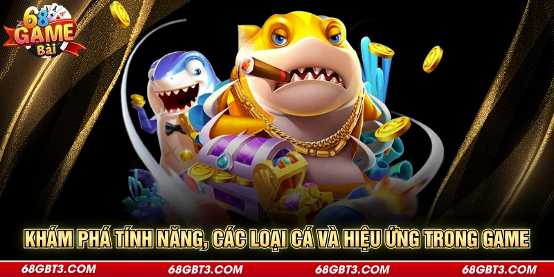 Khám phá tính năng, các loại cá và hiệu ứng trong game